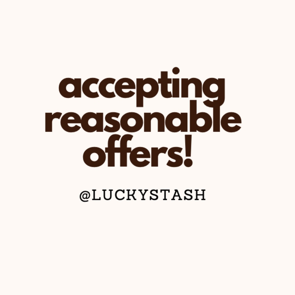 Accepting Reasonable Offers!